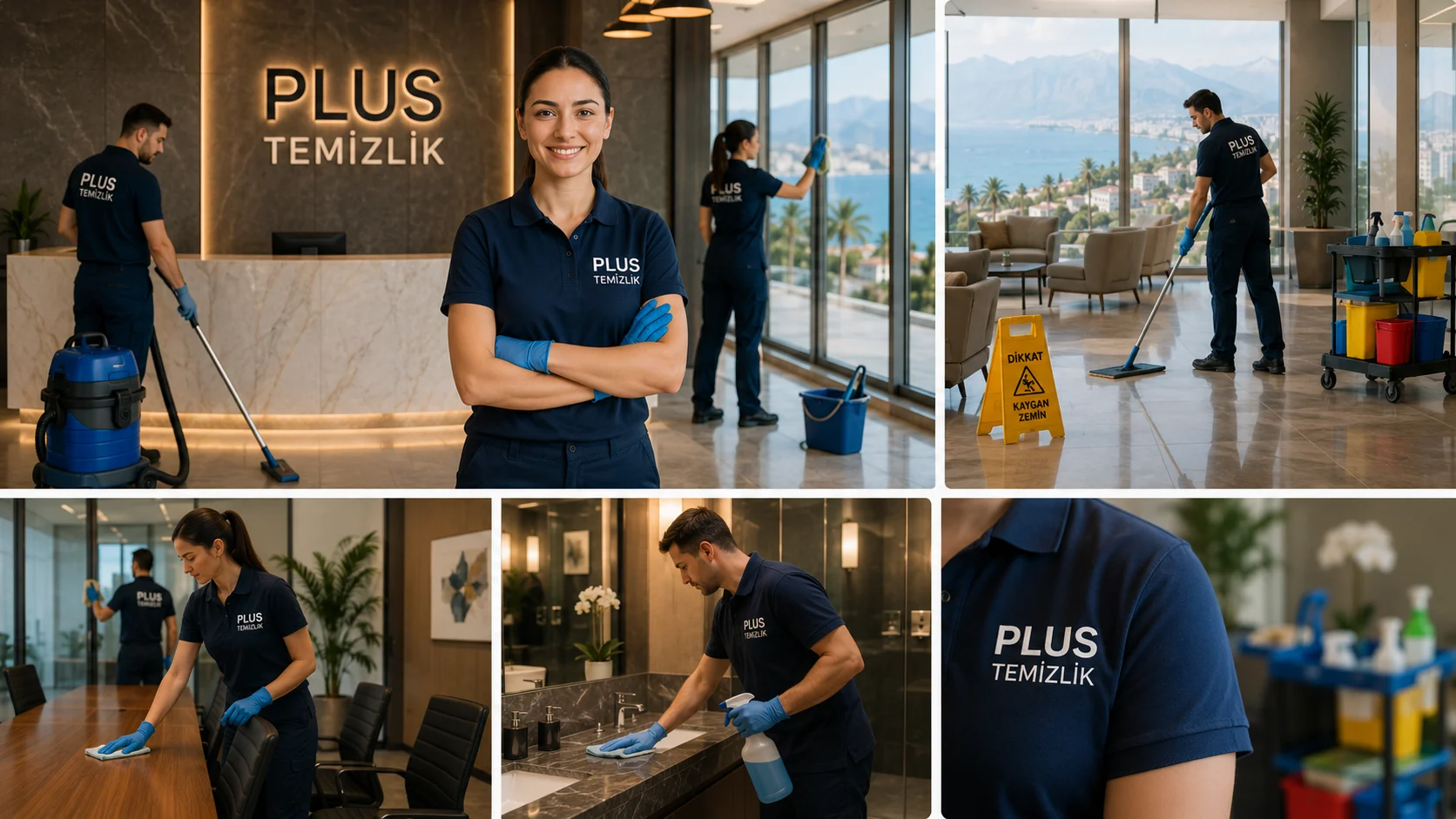 Antalya’da kurumsal alanlarda sunulan modern ve profesyonel temizlik hizmeti görseli